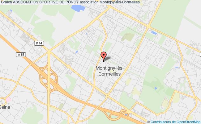plan association Association Sportive De Pondy Montigny-lès-Cormeilles