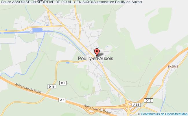 plan association Association Sportive De Pouilly En Auxois Pouilly-en-Auxois