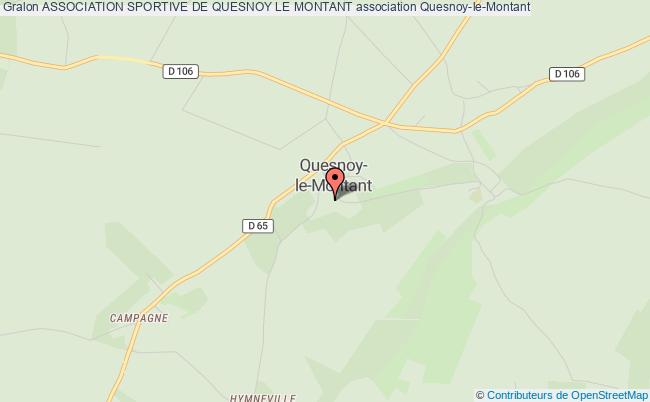 plan association Association Sportive De Quesnoy Le Montant Quesnoy-le-Montant