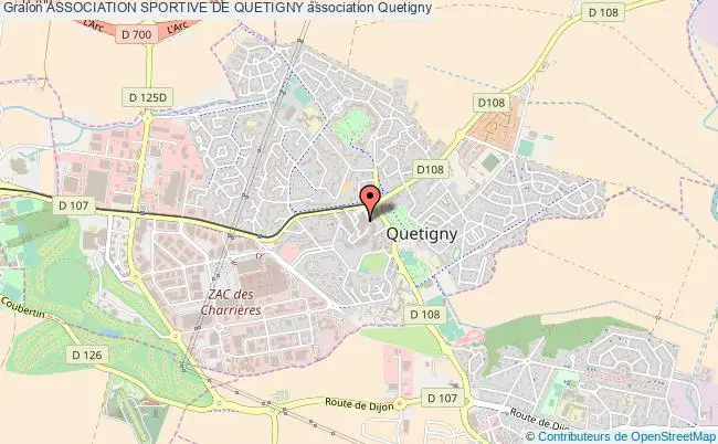 plan association Association Sportive De Quetigny Quetigny