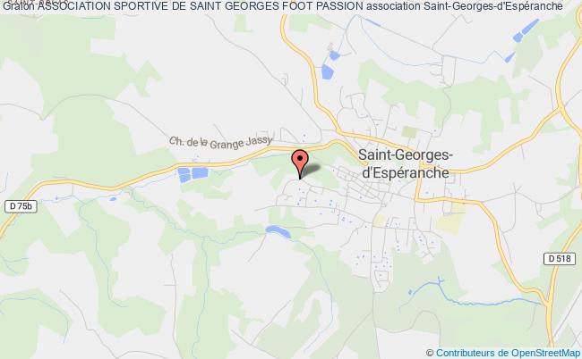 plan association Association Sportive De Saint Georges Foot Passion Saint-Georges-d'Espéranche