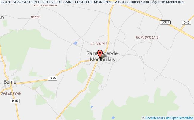 plan association Association Sportive De Saint-leger De Montbrillais Saint-Léger-de-Montbrillais