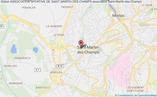 plan association Association Sportive De Saint Martin Des Champs Saint-Martin-des-Champs