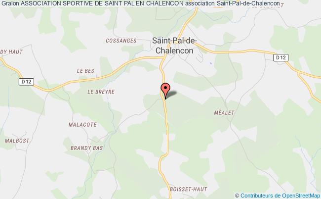 plan association Association Sportive De Saint Pal En Chalencon Saint-Pal-de-Chalencon