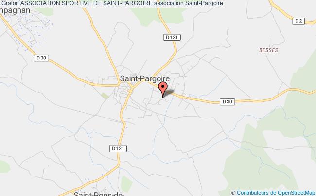plan association Association Sportive De Saint-pargoire Saint-Pargoire