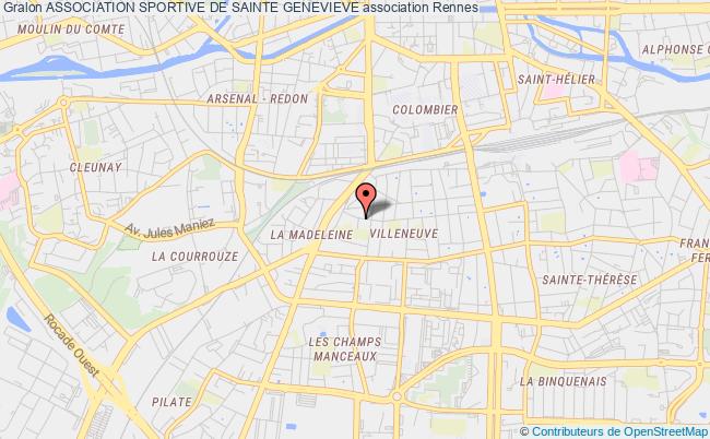 plan association Association Sportive De Sainte Genevieve Rennes