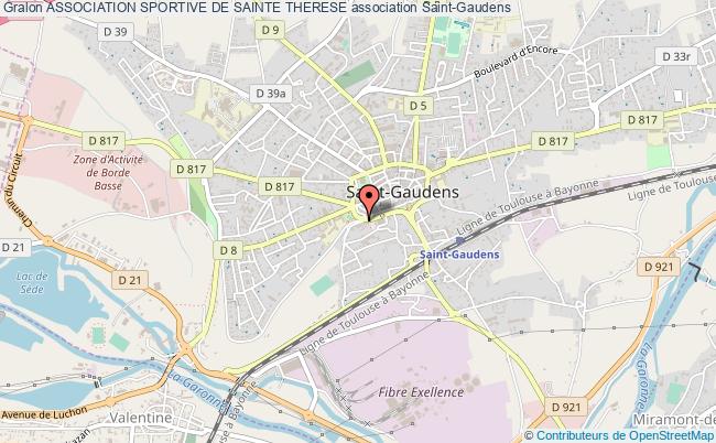 plan association Association Sportive De Sainte Therese Saint-Gaudens
