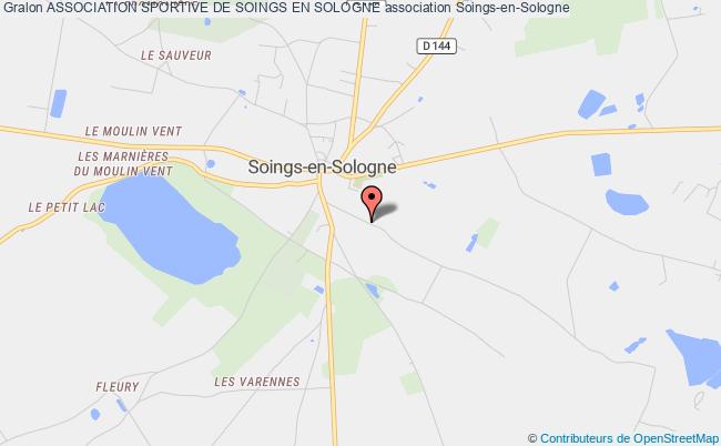 plan association Association Sportive De Soings En Sologne Soings-en-Sologne