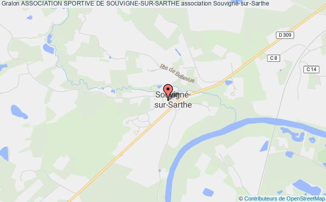 plan association Association Sportive De Souvigne-sur-sarthe Souvigné-sur-Sarthe