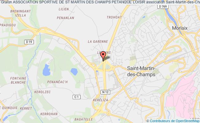 plan association Association Sportive De St Martin Des Champs Petanque Loisir Saint-Martin-des-Champs