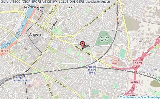 plan association Association Sportive De Swin Club D'angers Angers