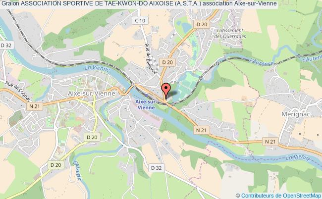 plan association Association Sportive De Tae-kwon-do Aixoise (a.s.t.a.) Aixe-sur-Vienne