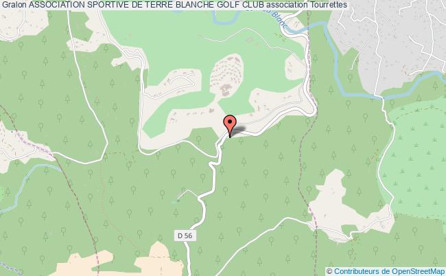 plan association Association Sportive De Terre Blanche Golf Club Tourrettes