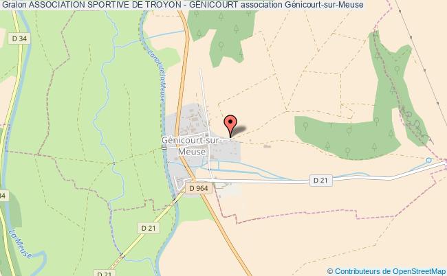 plan association Association Sportive De Troyon - GÉnicourt Génicourt-sur-Meuse