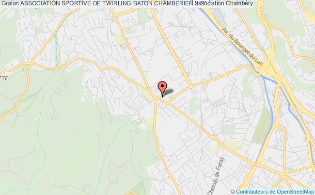 plan association Association Sportive De Twirling Baton Chamberien Chambéry