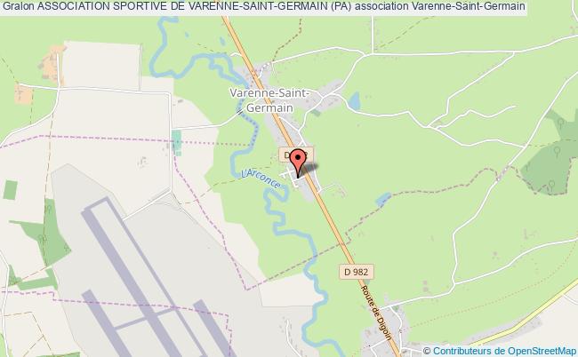 plan association Association Sportive De Varenne-saint-germain (pa) Varenne-Saint-Germain