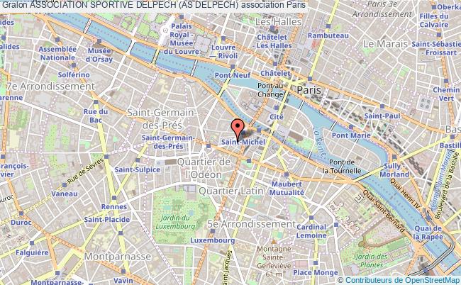 plan association Association Sportive Delpech (as Delpech) Paris