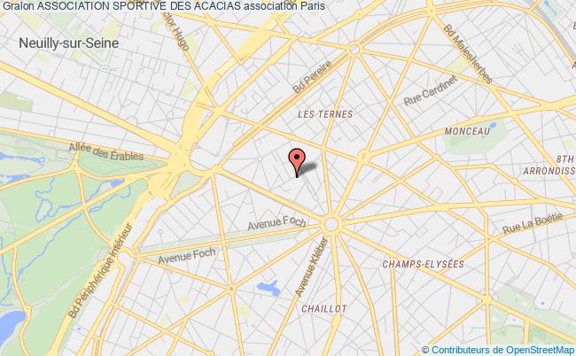 plan association Association Sportive Des Acacias Paris