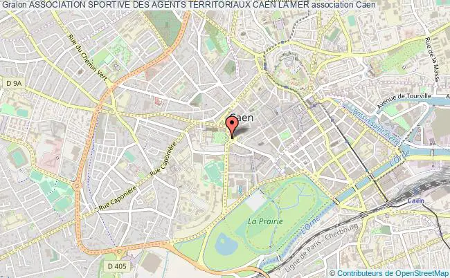 plan association Association Sportive Des Agents Territoriaux Caen La Mer Caen