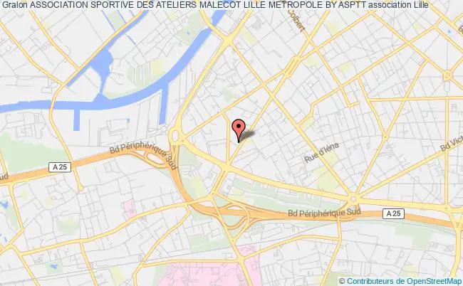plan association Association Sportive Des Ateliers Malecot Lille Metropole By Asptt Lille