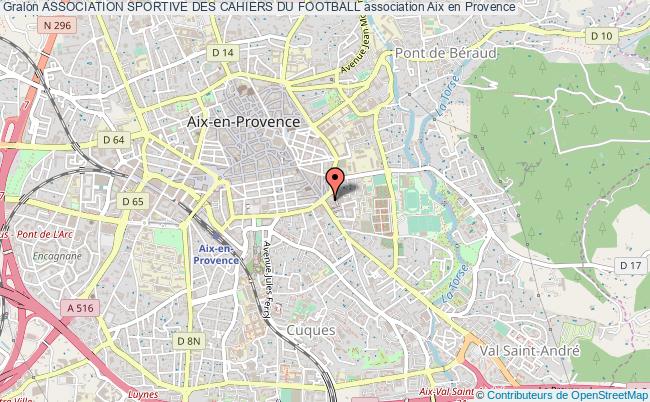 plan association Association Sportive Des Cahiers Du Football Aix-en-Provence