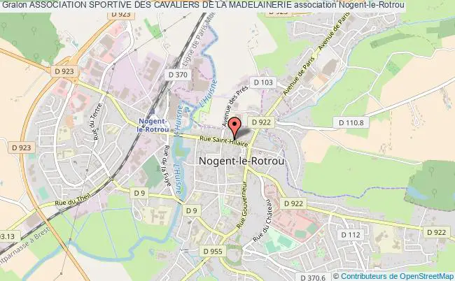 plan association Association Sportive Des Cavaliers De La Madelainerie Nogent-le-Rotrou
