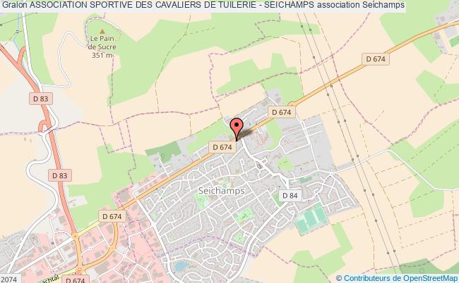 plan association Association Sportive Des Cavaliers De Tuilerie - Seichamps Seichamps