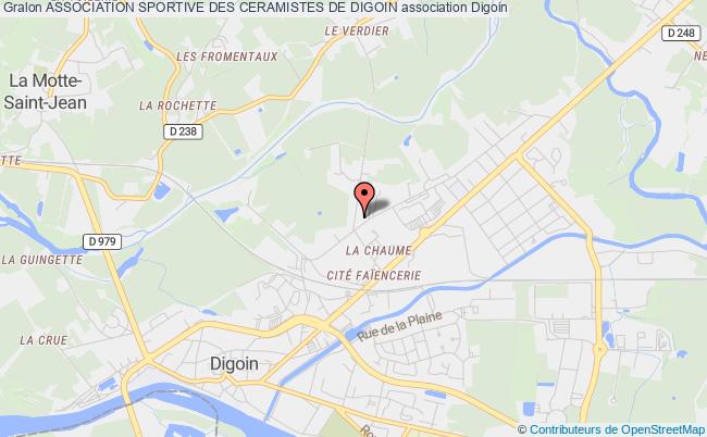 plan association Association Sportive Des Ceramistes De Digoin Digoin