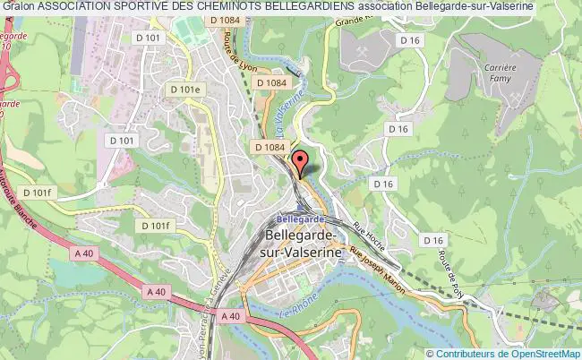 plan association Association Sportive Des Cheminots Bellegardiens Bellegarde-sur-Valserine