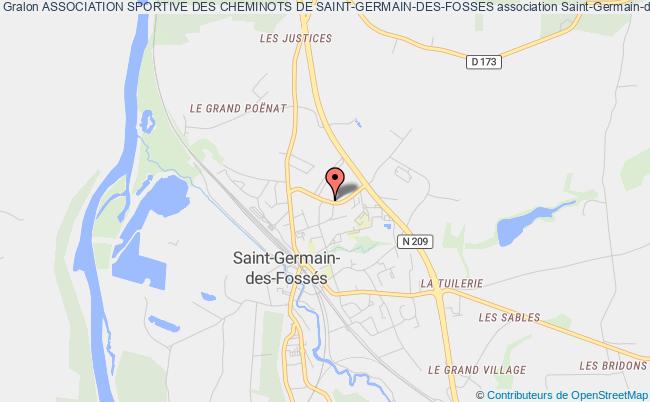 plan association Association Sportive Des Cheminots De Saint-germain-des-fosses Saint-Germain-des-Fossés