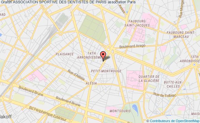 plan association Association Sportive Des Dentistes De Paris Paris