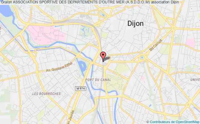 plan association Association Sportive Des Departements D'outre Mer (a.s.d.d.o.m) Dijon