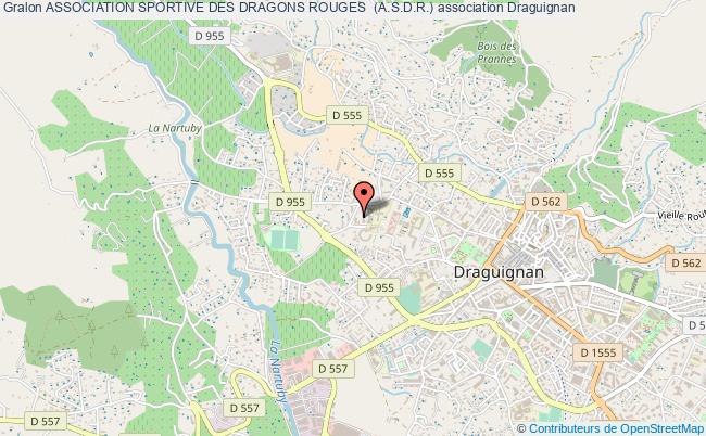plan association Association Sportive Des Dragons Rouges  (a.s.d.r.) Draguignan