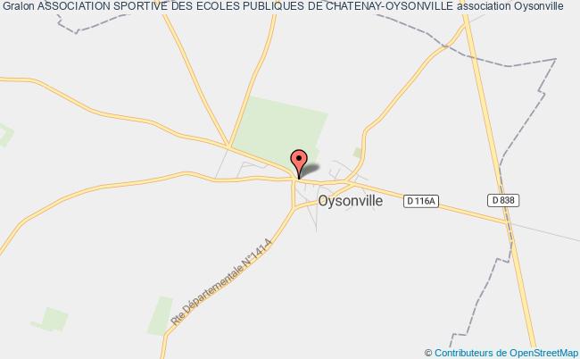 plan association Association Sportive Des Ecoles Publiques De Chatenay-oysonville Oysonville