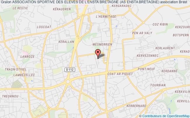 plan association Association Sportive Des Eleves De L'ensta Bretagne (as Ensta Bretagne) Brest