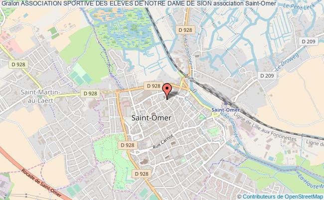 plan association Association Sportive Des Eleves De Notre Dame De Sion Saint-Omer