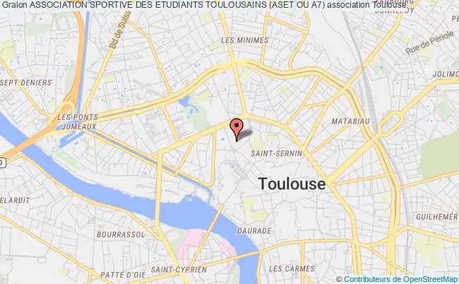 plan association Association Sportive Des Etudiants Toulousains (aset Ou A7) Toulouse