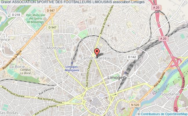 plan association Association Sportive Des Footballeurs Limousins Limoges