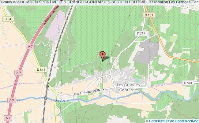 plan association Association Sportive Des Granges-gontardes-section Football Les   Granges-Gontardes