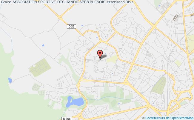 plan association Association Sportive Des Handicapes Blesois Blois