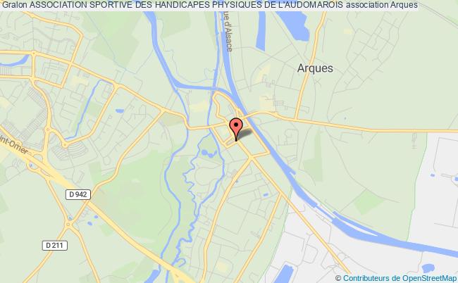 plan association Association Sportive Des Handicapes Physiques De L'audomarois Saint-Omer