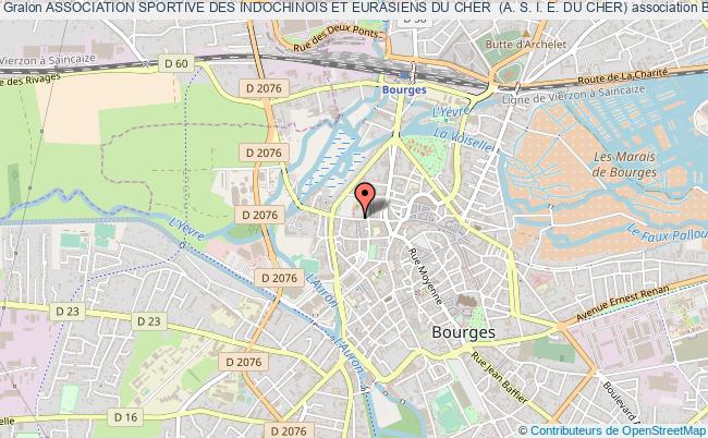 plan association Association Sportive Des Indochinois Et Eurasiens Du Cher  (a. S. I. E. Du Cher) Bourges