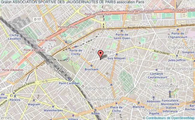 plan association Association Sportive Des Jauggernautes De Paris Paris