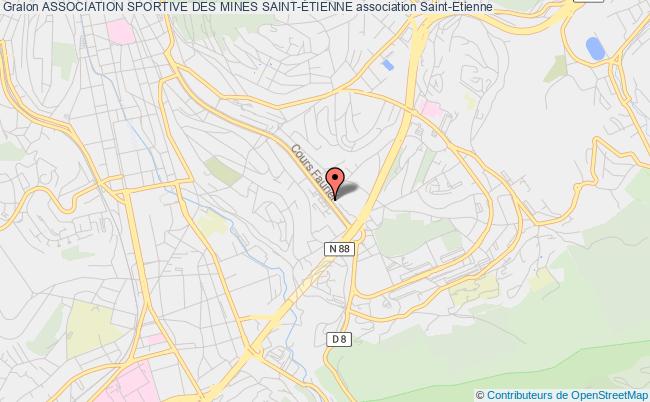 plan association Association Sportive Des Mines Saint-Étienne Saint-Étienne