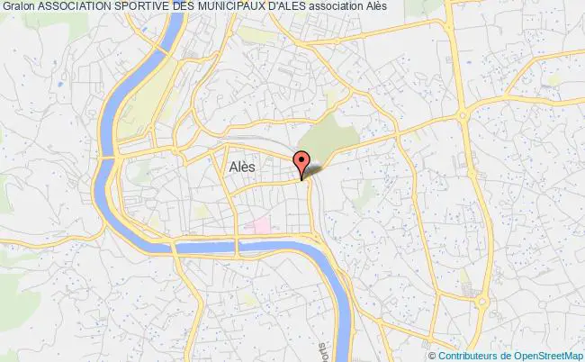 plan association Association Sportive Des Municipaux D'ales Alès