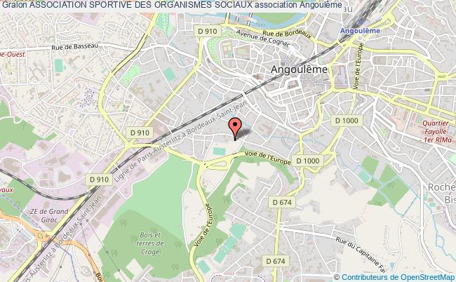 plan association Association Sportive Des Organismes Sociaux Angoulême