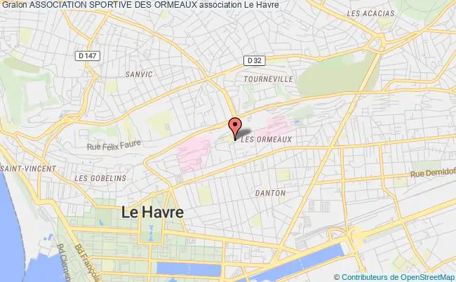 plan association Association Sportive Des Ormeaux Le Havre