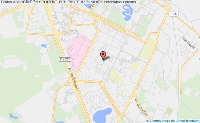 plan association Association Sportive Des Pasteur Juniors Orléans