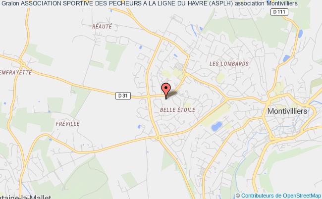 plan association Association Sportive Des Pecheurs A La Ligne Du Havre (asplh) Montivilliers