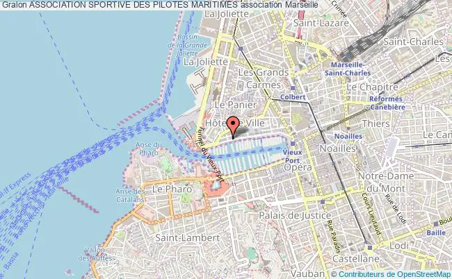 plan association Association Sportive Des Pilotes Maritimes Marseille